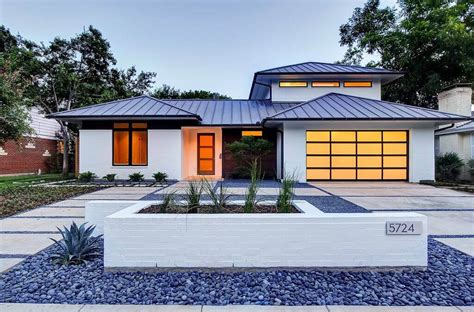 metal roof house contemporary|modern metal roof exterior home.